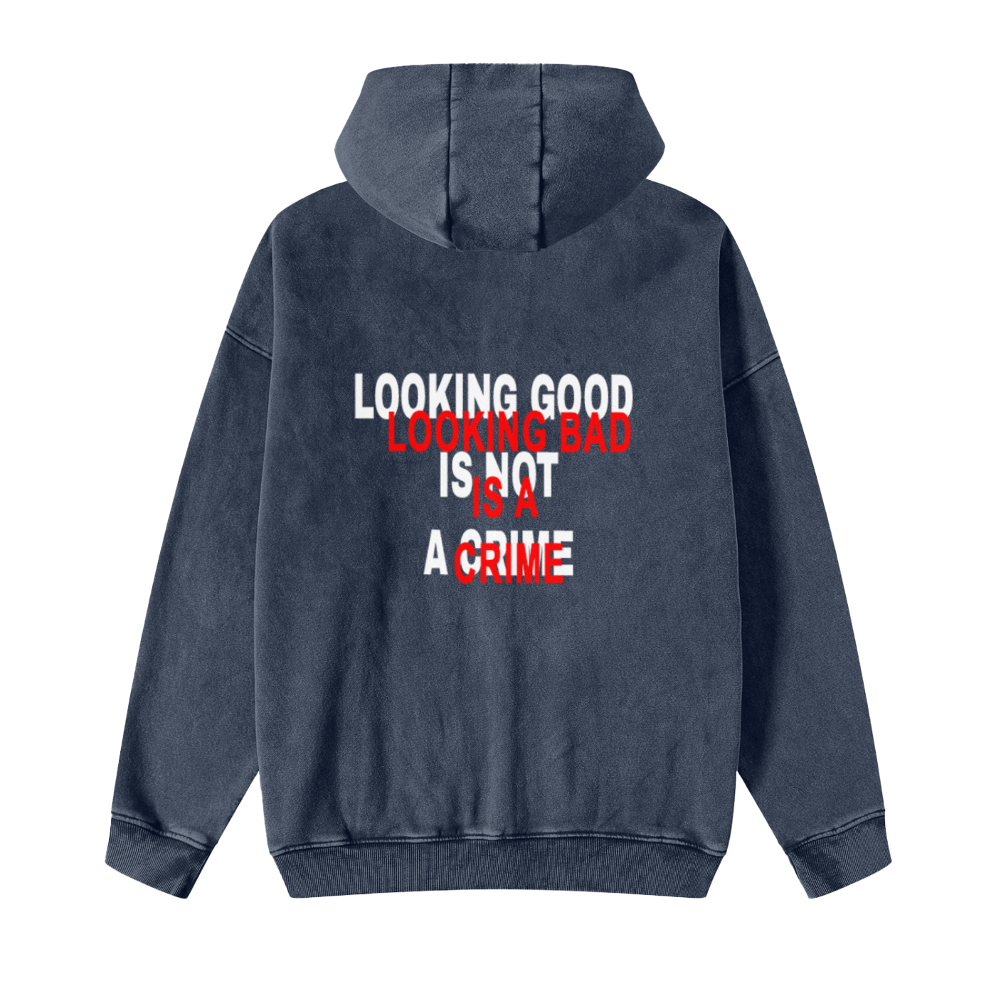 Washed Zip-Through Hoodie