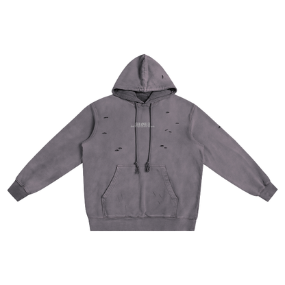 Hand-Frayed Hoodie